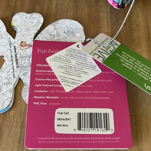 JuJuBe  Sea Amo Fuel Cell with Yellow Lining - Insulated Lunch / Bottle Bag - Picture 13 of 13